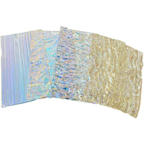 1/2 Lb Dichroic Scrap Standard Clear Glass COE 90 Austin 74561