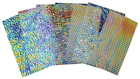 1/2 LB Tie Dye Scrap Thin Wissmach Textured Clear 90 Austin