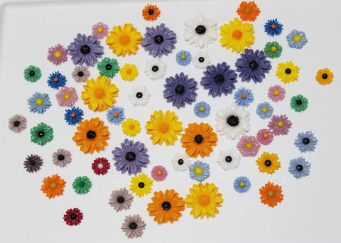 COE 96 Fused Glass Flowers