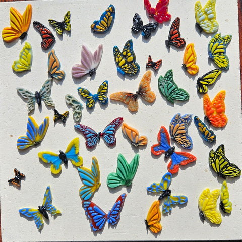 COE 96 Fused Glass Butterfly Assortments for Your Fused Glass Projects