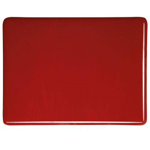 COE 90 - BU0124 - Red Opal Bullseye Frit