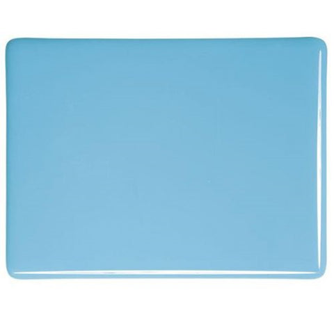 COE 90 - BU0216 - Lt Cyan Blue Opal Bullseye Frit