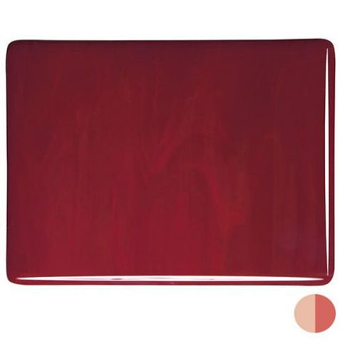 COE 90 - BU0224 - Deep Solid Red Opal Bullseye Frit