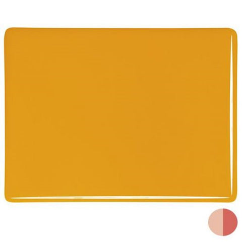 COE 90 - BU0320F -  Marigold Yellow Opal Bullseye Frit