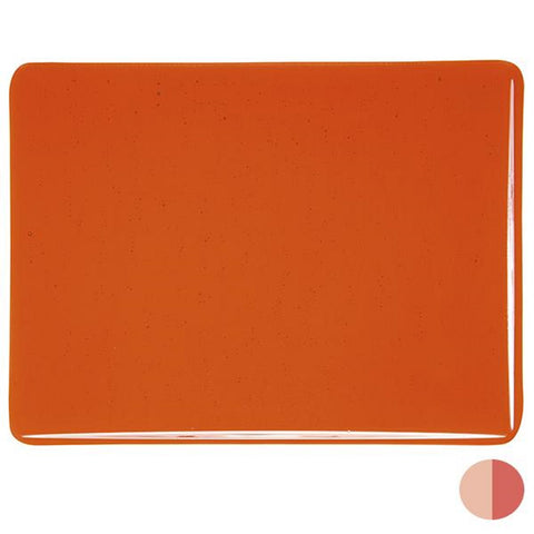 COE 90 - BU1125F - Orange Transparent Bullseye Frit