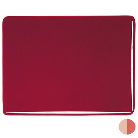 COE 90 - BU1322 - Garnet Red Transparent Bullseye Frit