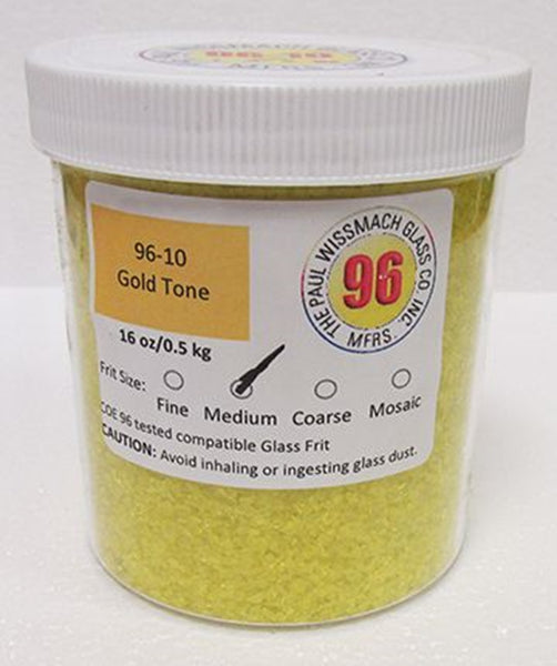 COE 96 - WF9531 - WF9533 - Gold Opal Frit Wissmach