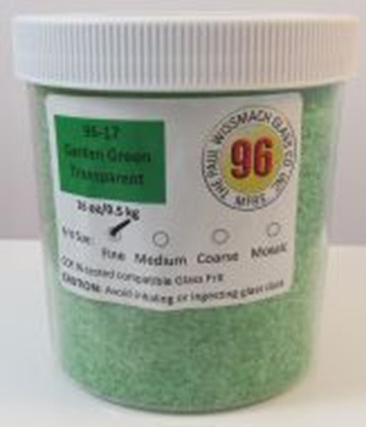 COE 96 - WF9578 - WF9580 - Pale Green Opal Frit Wissmach