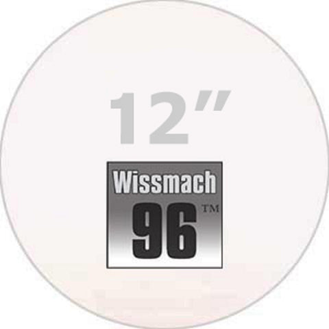 Wissmach Clear 12 Inch Fusible Glass Circle Blank - 96 COE