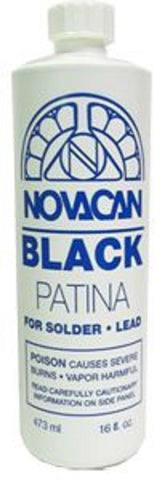 Large Novacan Black Patina for Solder - 16 oz