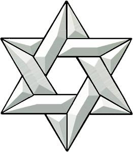 Star Of David Bevel Cluster EC210