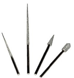 Inland Bead Reamer Set Diamond Tip #50119 Use with Flex Shaft or Dremel