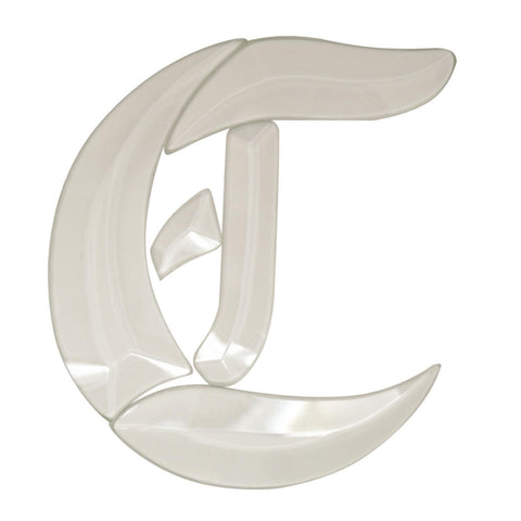 Letter C - Glass Alphabet Bevel Clusters