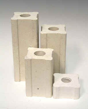 1 Inch x 4 Inch Kiln Posts - Set of 4