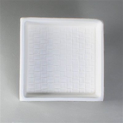 Square Coaster Weave Dam Mold gm129