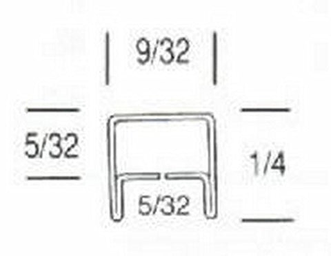 U Copper - 1/4" - 6ft Zinc Came (Cut Into 3 - 24" Pieces)