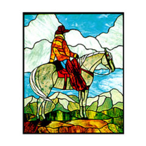 CKE 114 - Trail Ridge Rider (Cowboy) Pattern - Full size pattern 24 x 28 1/2 Inch