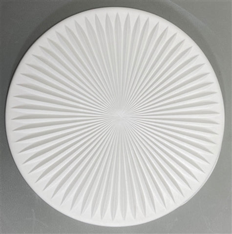 8 1/2 Inch Diameter Starburst Texture Tile Mold for Glass DT42