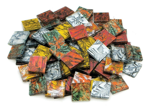 3/4" Van Gogh Metallics Mix - Mosaic Glass Chips